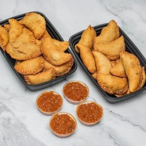 Accueil pastels mixte – 30 pièces (15 bœuf + 15 thon)