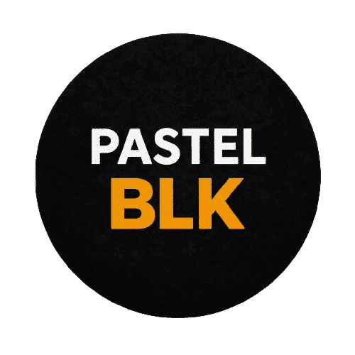 vrm vrai logo pastel blk